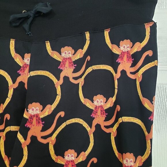 Nilla Shields Monkey Loungewear Pants Knit Casual Cotton Womens Size XL - Picture 3 of 15